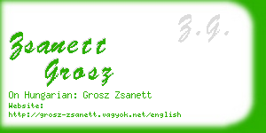 zsanett grosz business card